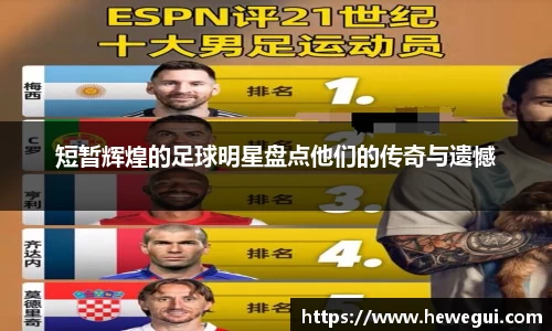 短暂辉煌的足球明星盘点他们的传奇与遗憾